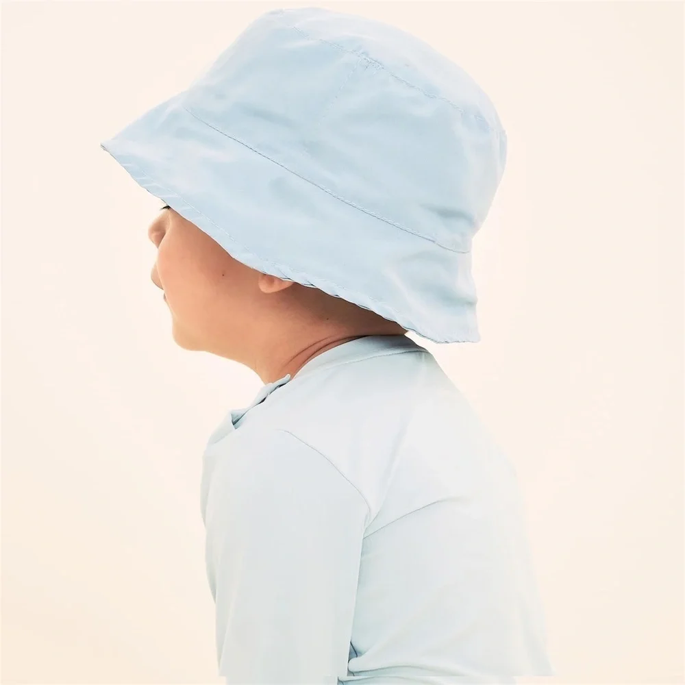 Light Blue Bucket Sun Hat